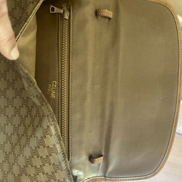 CELINE vintage Macadam foldover Clutch - Good Condition with COA - Picture 5 of 9